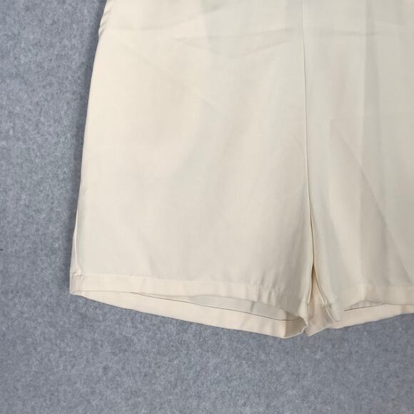 Japna Shorts Womens Medium Cream Career Church Preppy Academia Dressy Neutral - Picture 3 of 10